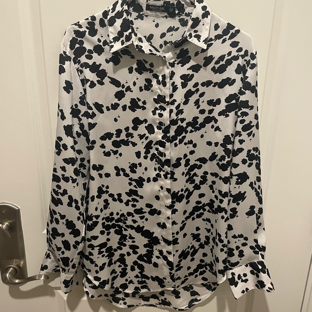 Cow Print Top